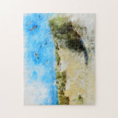 Aan het strand - legpuzzel (Verticaal)