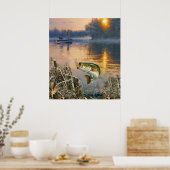 Aan het vissen poster (Keuken)