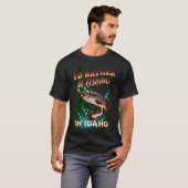Aan het vissen t-shirt (Voorkant volledig)