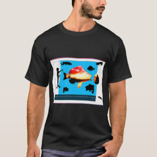 Aan het vissen t-shirt