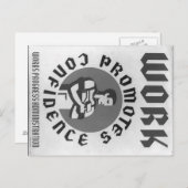 Aan het werk briefkaart (Voorkant / Achterkant)