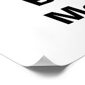 Aan het werk! — Rubber Duck met Stropdas Poster (Hoek)