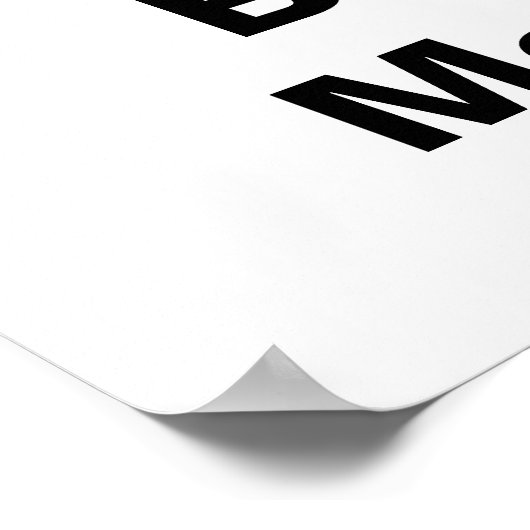 Aan het werk! — Rubber Duck met Stropdas Poster (Hoek)