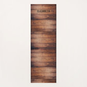 Aan hout gepersonaliseerde planten yogamat (Voorkant)