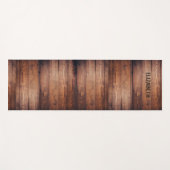 Aan hout gepersonaliseerde planten yogamat (Voorkant (horizontaal))