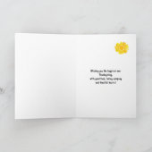 Aan ieder van jullie Thanksgiving Bloemenboeket Kaart (Binnen)