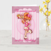 Aan iemand speciale verjaardagskaart - schattige s kaart (Gele Bloem)