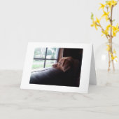 AAN JE DENKEN EN JE MISSEN, ZEGT EEN TE TRIESTE PU KAART (Gele Bloem)