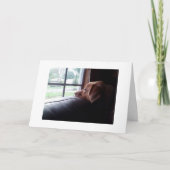 AAN JE DENKEN EN JE MISSEN, ZEGT EEN TE TRIESTE PU KAART (Voorkant)