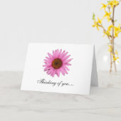 Aan je denken... en snel beter worden kaart (Gele Bloem)