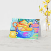 Aan je denkend van ver weg kaart (Gele Bloem)