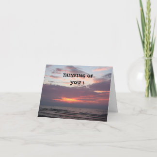 AAN JOU DENKEN ! KAART