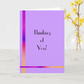 Aan jou denken! kaart (Gele Bloem)