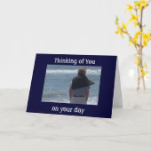 AAN JOU DENKEN OP JE ** VERJAARDAG** KAART (Gele Bloem)