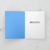 Aan jou denken tijdens Summer Camp Turtle Feestdagen Kaart (Binnen)