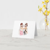 Aan jou denken, vriendschap kaart (Gele Bloem)