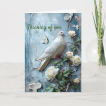 Aan jou denkend - Duif Condoleance