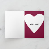 Aan jou denkend kaart (Binnen)