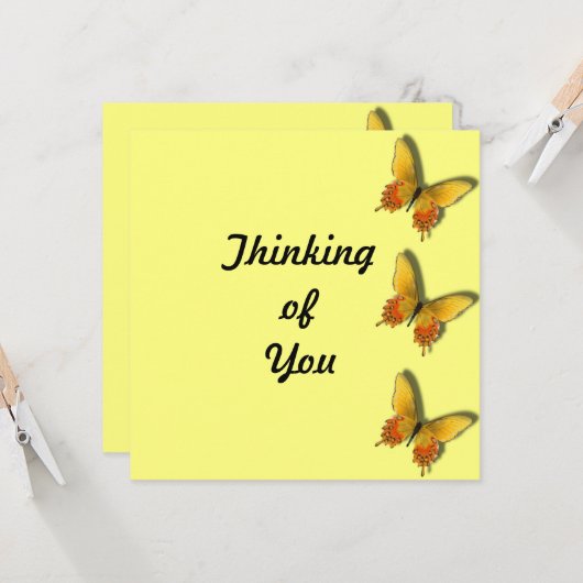 Aan Jou Denkend Kaart (Voorkant / Achterkant in situ)