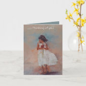 Aan jou denkend kaart (Gele Bloem)