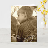 Aan jou denkend kaart (Gele Bloem)