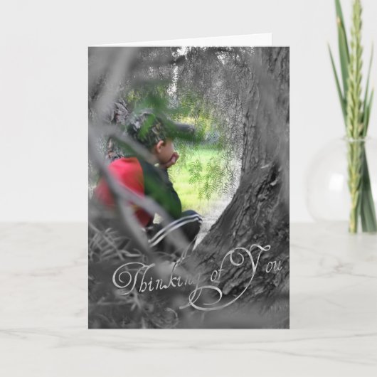 Aan jou denkend kaart (Voorkant)