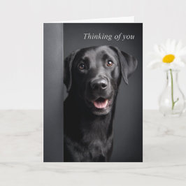 Aan jou denkend Labrador Retriever Kaart