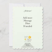 Aan Jou Denkend, Verse Schone Geraniums Feestdagenkaart (Achterkant)