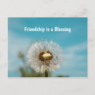 Aan jou denkend vriend postkaart