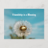 Aan jou denkend vriend postkaart (Voorkant)