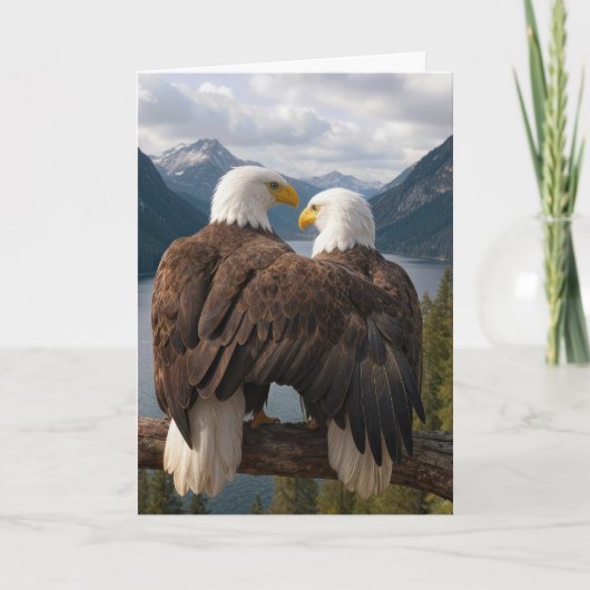 Aan jou denkend Witkopzeearenden Kaart (Voorkant)