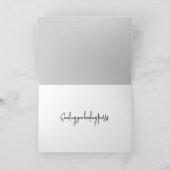 Aan jou denkende tabbykat slapend op touwen kaart (Binnen)