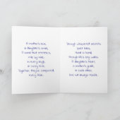 Aan jou gedacht op National Daughters Day Kaart (Binnen)