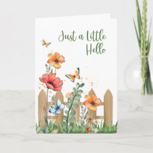 Aan jou, lente helikotroeren bloemen vlinders kaart