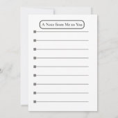 Aan jouw toekomst – Elegante afstudeerkaart Kaart (Achterkant)