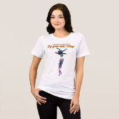 Aan jouw zijde. Punt. Tri-Blend Shirt (Voorkant volledig)