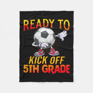 Aan Kick Van 5e Grade Leraar Voetballiefhebber Fleece Deken