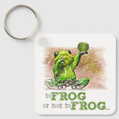 Aan kikker of niet aan kikker ... Sleutelhanger (Voorkant)