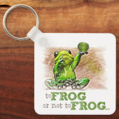 Aan kikker of niet aan kikker ... Sleutelhanger (Voorkant)
