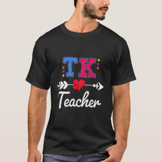 Aan Leraar Hart Overgangskleuterschool T-shirt