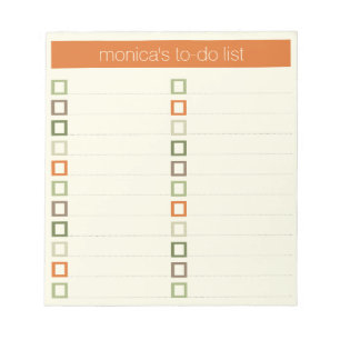 Aan-maken van - Modern Kleurrijk Ontwerp een lijst Notitieblok