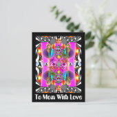 Aan mama met liefde briefkaart (Staand voorkant)