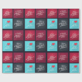 Aan mama met liefde cadeaupapier (Vlak)