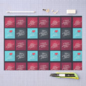 Aan mama met liefde tissuepapier (Craft)