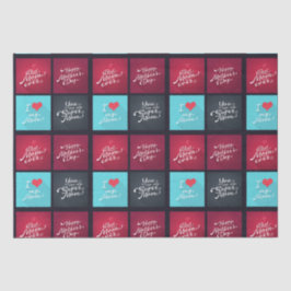 Aan mama met liefde tissuepapier