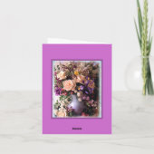 Aan Mamma op haar, Verjaardag Kaart (Achterkant)