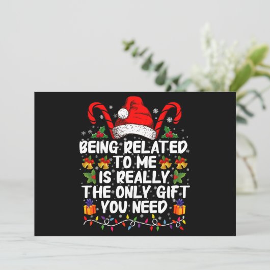 Aan mij verwant zijn is eigenlijk het enige Gesche Kaart (Staand voorkant)