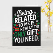 Aan mij verwant zijn is het enige cadeau dat je no kaart (Gele Bloem)