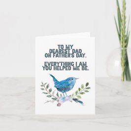 Aan mijn allerliefste papa Vaderdag Vogel Kaart