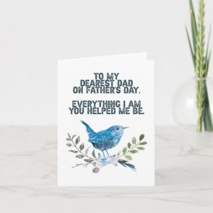 Aan mijn allerliefste papa Vaderdag Vogel Kaart